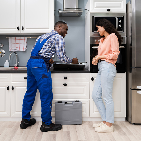 what kind of warranty do you offer on your cooktop repair services in Halls